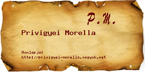 Privigyei Morella névjegykártya